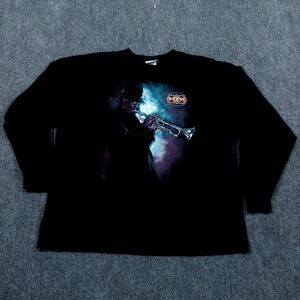 Reebok Super Bowl 36 T-shirt‎ Black XL New Orleans Jazz Long Sleeve NFL Vintage